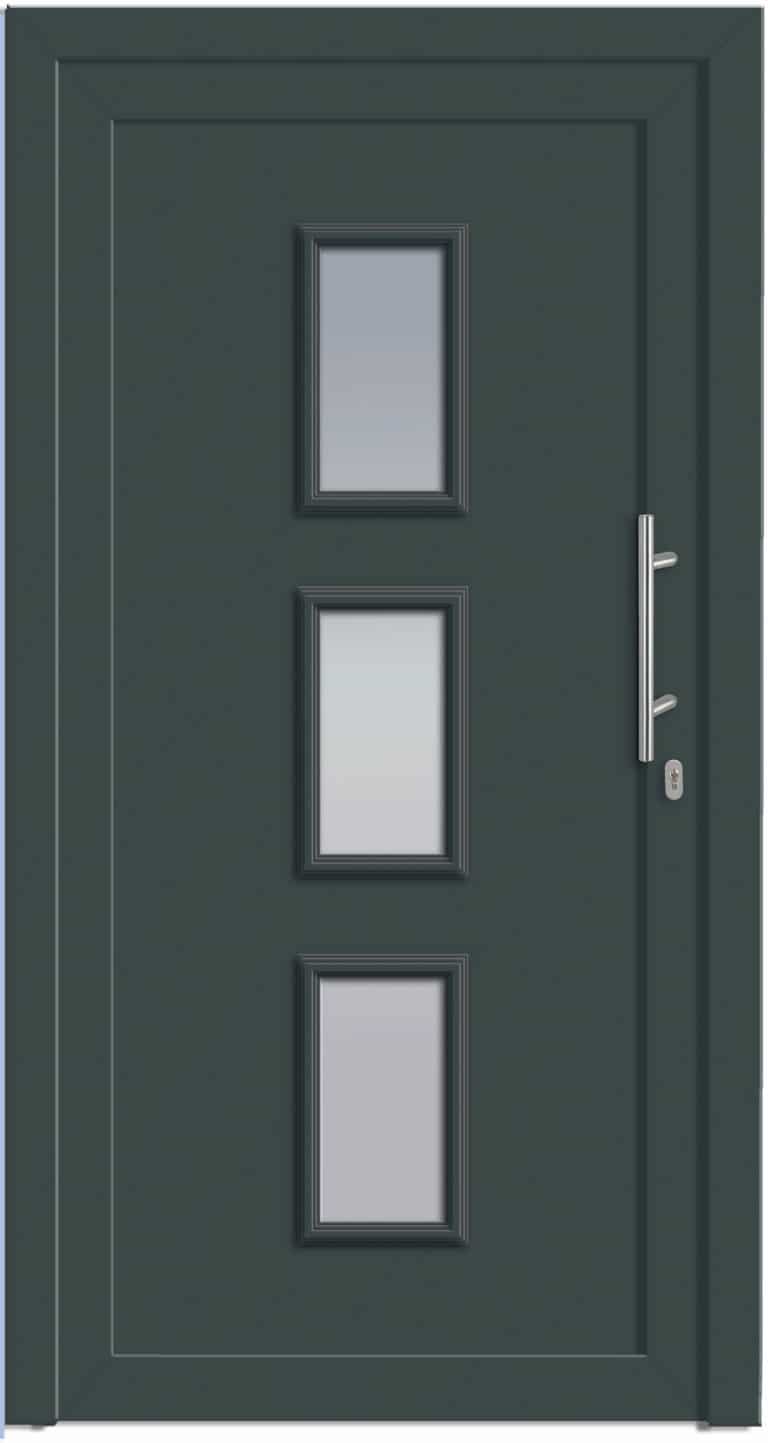 Haustüre NP-3000-30 Basaltgrau genarbt