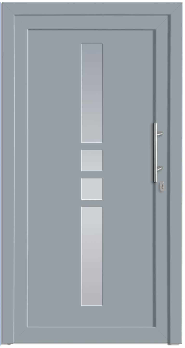 Haustüre NP-1000-40 Silbergrau genarbt